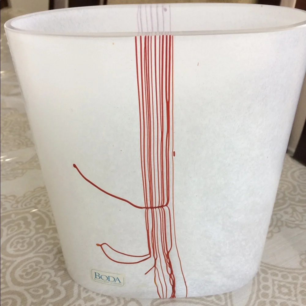 Kosta Boda Rainbow Vase Signed by Vallien